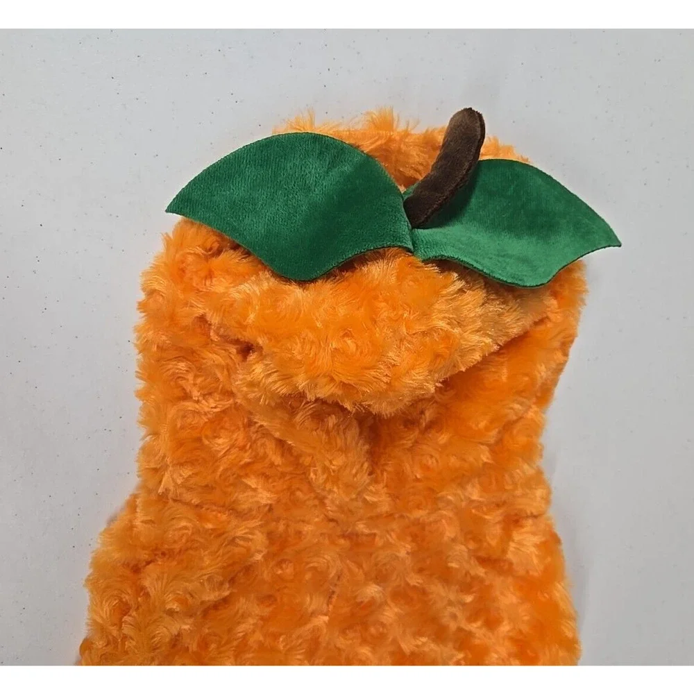 Meijer Dog Halloween Costume Pumpkin JACK O LANTERN Size Large 18-21 inches